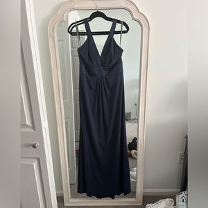 Vera Wang for David’s Bridal Navy Blue Bridesmaids Dress